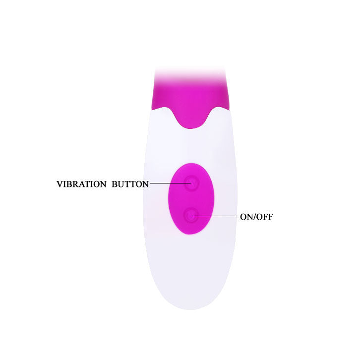 Pretty love flirtation - vibrador con estimulador clitoris alvis-6
