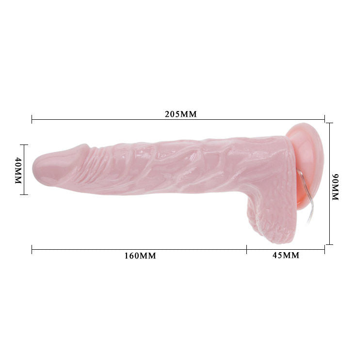 Ly-baile super rotation dildo realistico 20.5cm-4