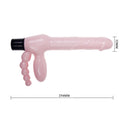 Arnes sin cuerda tpr con vibracion y estimulacion anal 25.4cm-6