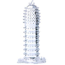 Penis sleeve with stimulating points clear 14 cm-0