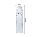 Funda  transparente para el pene en silicona 13cm-5