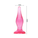 Plug anal tacto suave lila 14.2 cm-3