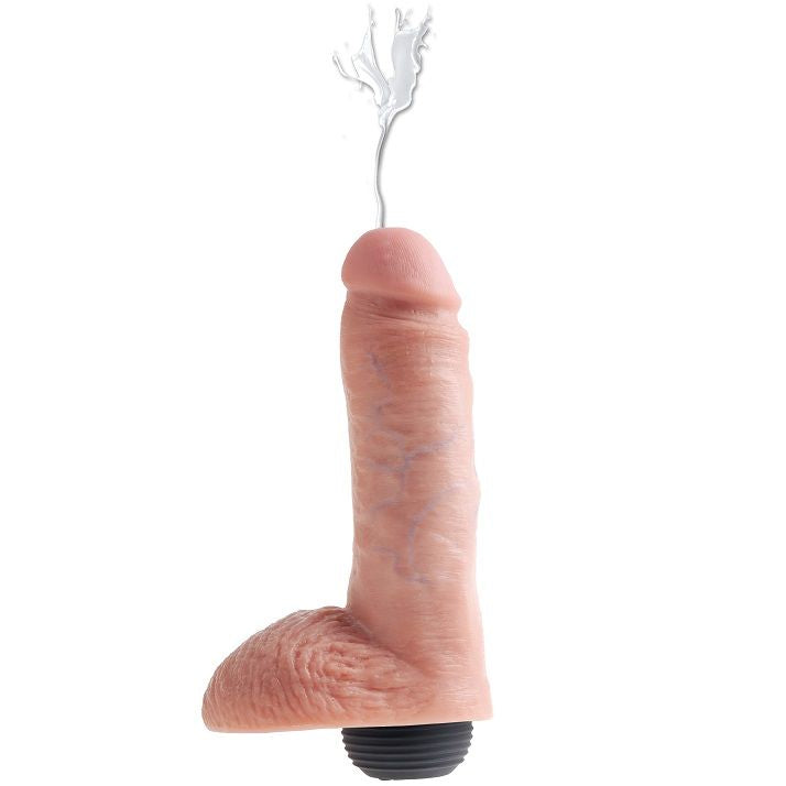 King cock pene realistico eyaculador natural 20.32cm-2