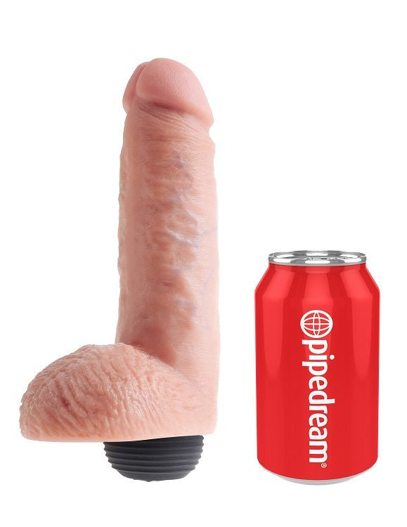 King cock pene realistico eyaculador natural 20.32cm-3