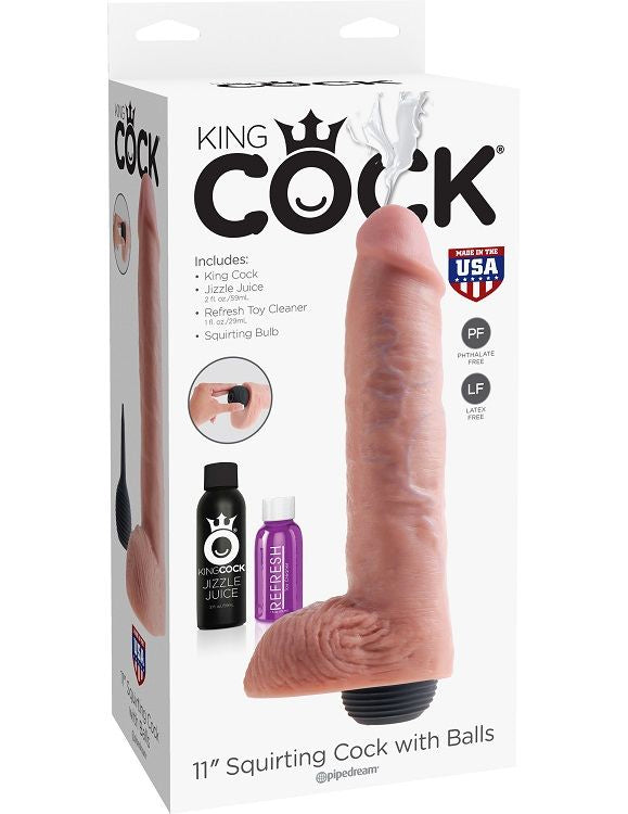 King cock squirting carne 11 "-3