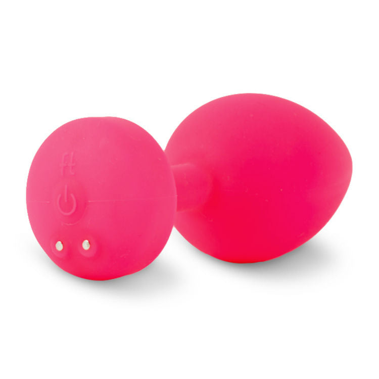 Funtoys gplug vibratore anale ricaricabile piccolo o rosa neon 3cm-3