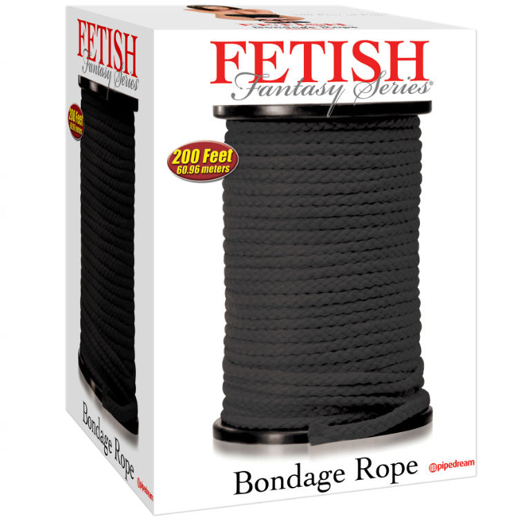 Fetish fantasy series bondage corda nera 60,96 metri-1