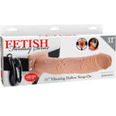 Fetish fantasy series 11 &quot;hollow strap-on vibrante con palline 27,9 cm carne-3