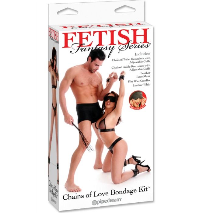 Fetish fantasy chains of love bondage kit-1