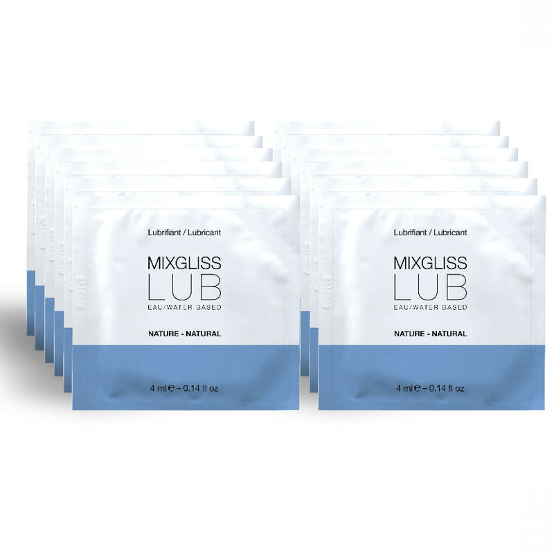 Mixgliss lubrificante a base di acqua naturale 12 dose singola 4ml-0