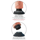 King cock 17,78 cm vibrante carne di cazzo-3