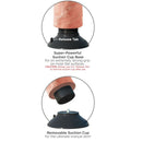 King cock king cock vibratore dildo 23 cm naturale-3