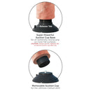 King cock 17,78 cm cazzo vibrante con palline carne-3