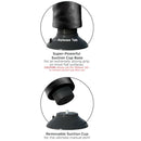 Dildo vibrador king cock con testiculos 23 cm negro-4