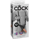 King cock 25,5 cm cavo cinturino con sospensione sistema carne-1