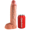 King cock 25,5 cm cavo cinturino con sospensione sistema carne-3