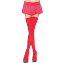Leg avenue cosciale in nylon rosso-0