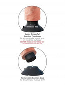 King cock 20,32 cm vibrante carne di cazzo-5