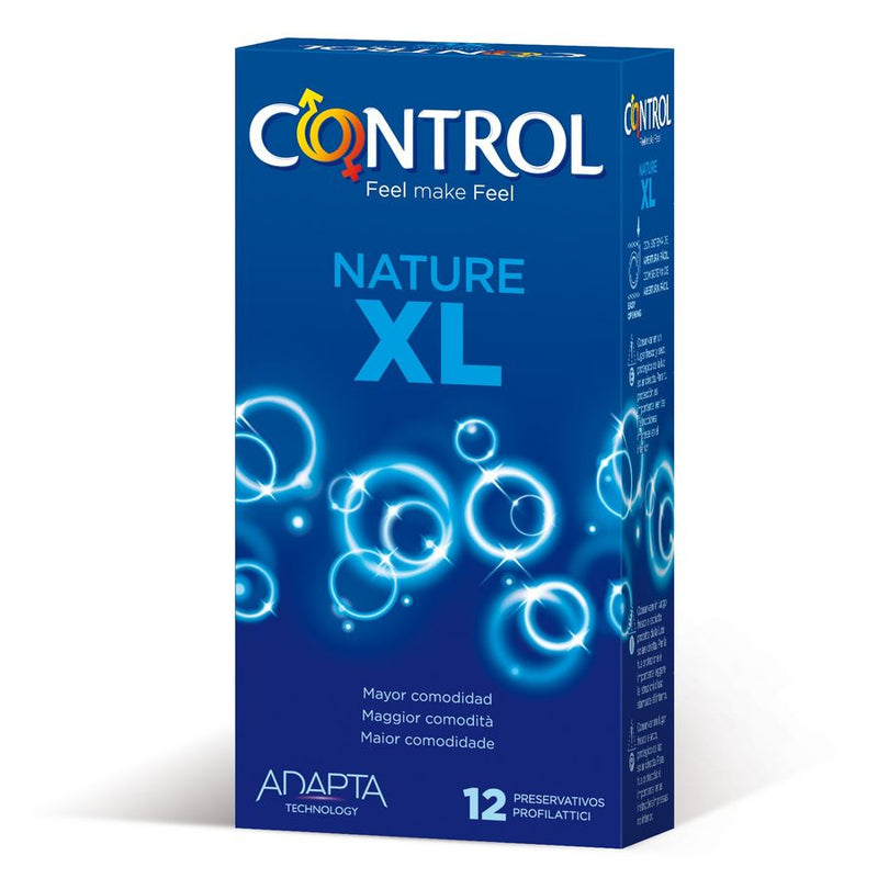Control adapta nature xl condoms 12 units-1