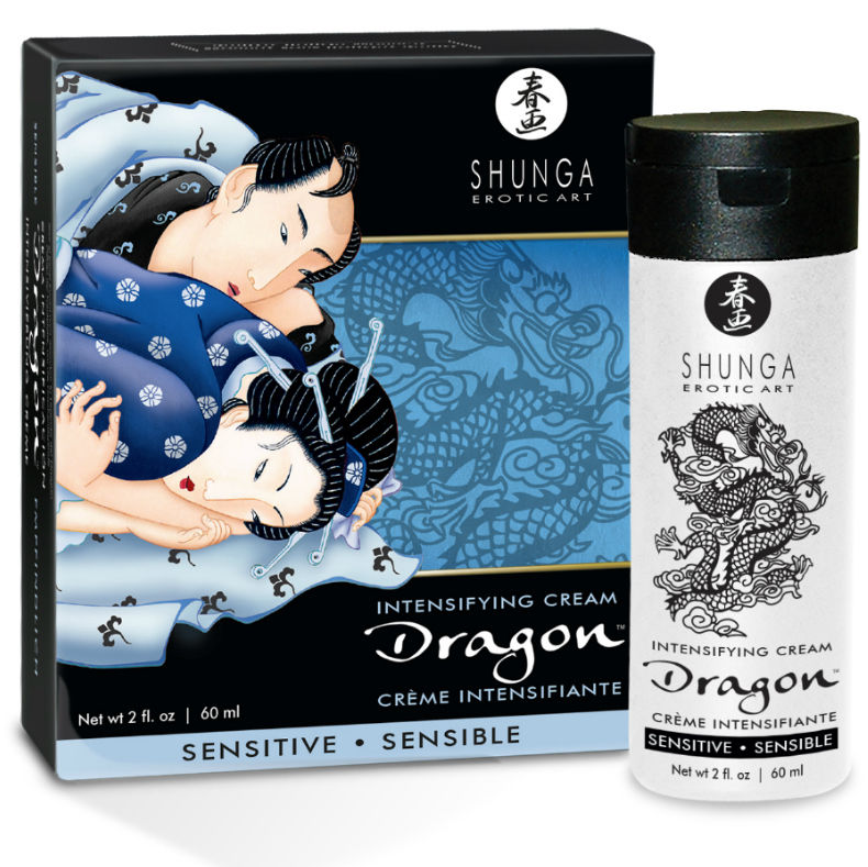 Shunga dragon sensitive cream per coppie-0