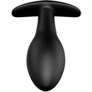 Pretty love  plug anal silicona  ancla 8.5 cm negro-3