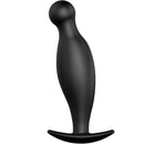 Pretty love plug anal silicona 11.7 cm negro-0