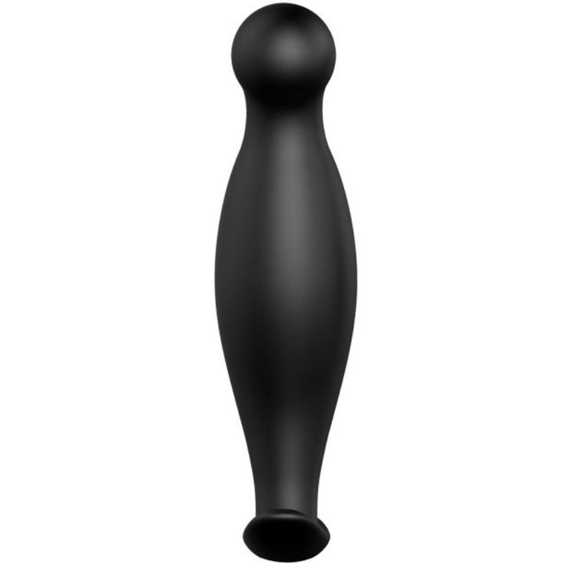 Pretty love plug anal silicona 11.7 cm negro-1