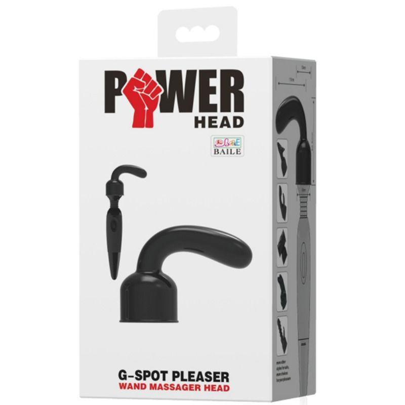Power head cabezal intercambiable para masajeador - g spot pleaser-5