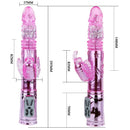 Vibrador recargable con rotacion y estimulador throbbing butterfly-5