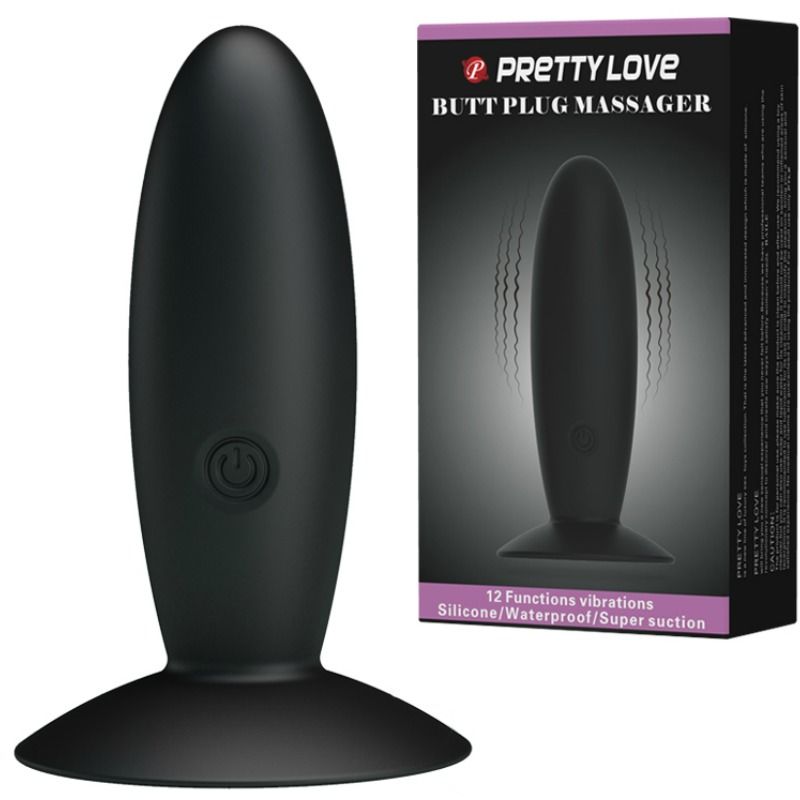 Pretty love  bottom plug anal silicona recargable-1