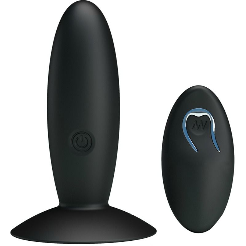 Pretty love - bottom - plug anal recargable con vibracion y mando-0