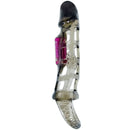 Baile funda extensora pene con vibracion y strap 13.5 cm-0