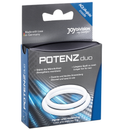 Potenz duo anelli bianco - m-2