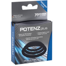 Potenz plus set 3 anelli nero - s, m, l-2