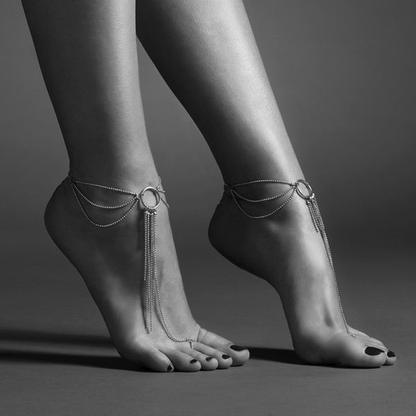 Bijoux magnifique feet chain silver-3