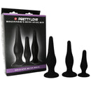 Pretty bottom - kit anale per principianti tappi in silicone-3
