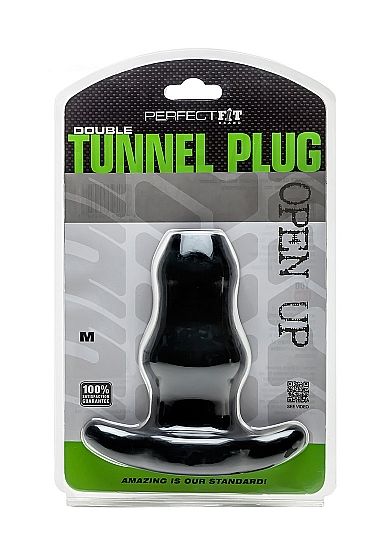 Presa doppia tunnel perfect fit - media - nera-1