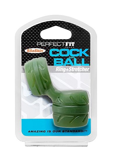 Vestibilità perfetta silaskin cock & ball green-1
