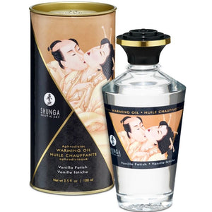 Shunga afrodisiaco olio riscaldante fetish vaniglia 100 ml