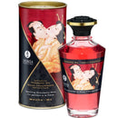 Shunga aphrodisiac warming oil sparkling strawberry wine 100 ml-0