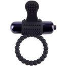 Fantasia c-ring vibrante in silicone super ring nero-1