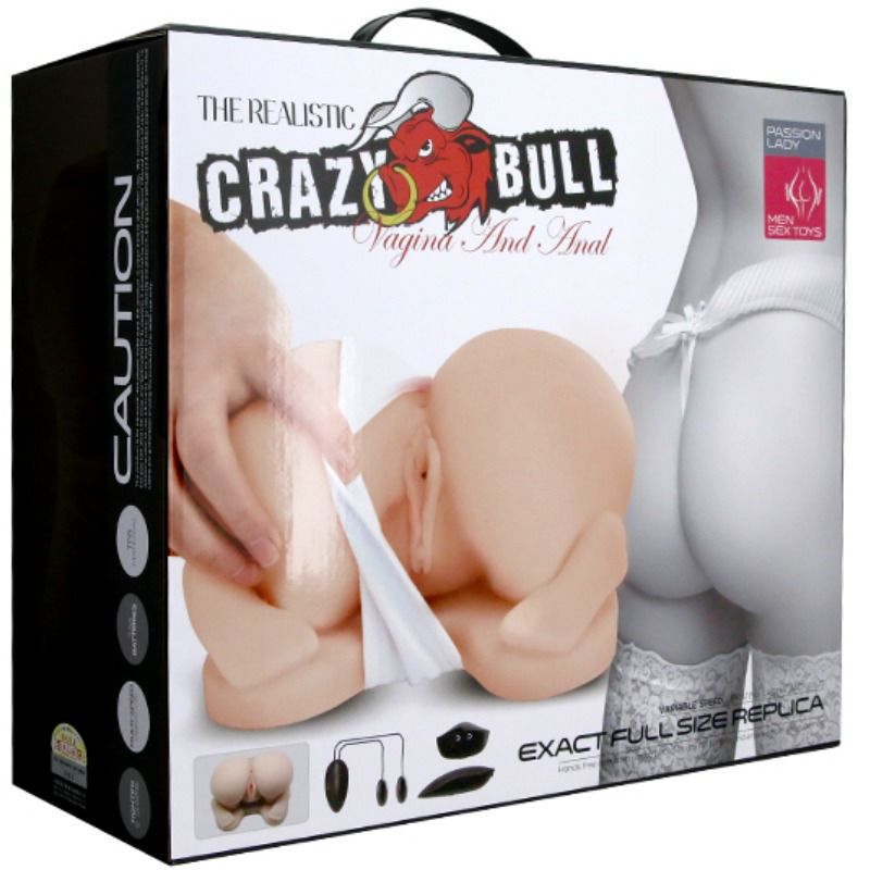Crazy bull - doppio tunnel realistico in stile da cane butt-10