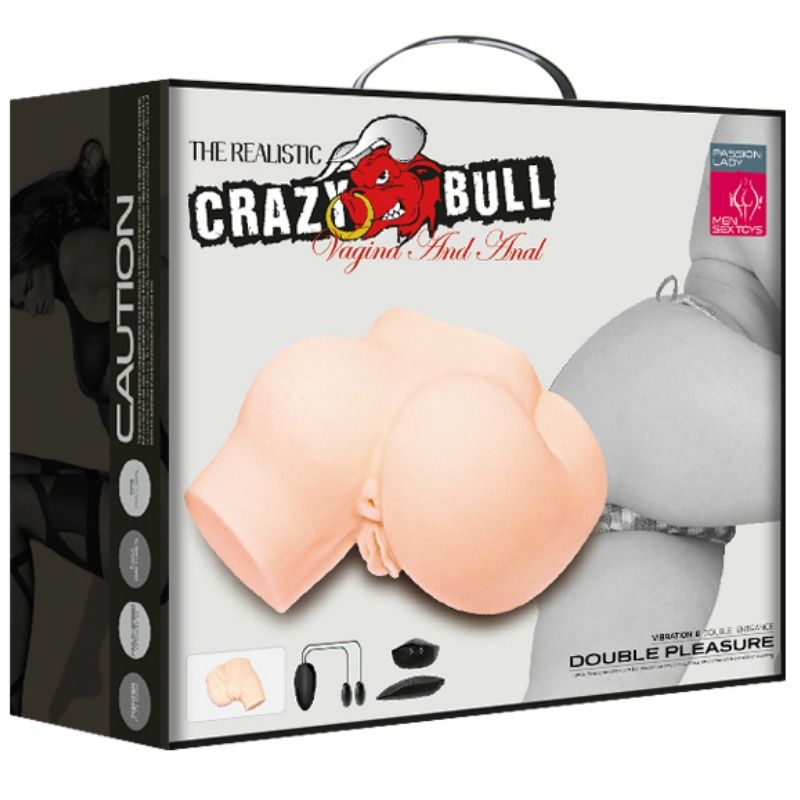 Crazy bull - ano e vagina realistici con vibrazione doppio piacere-11