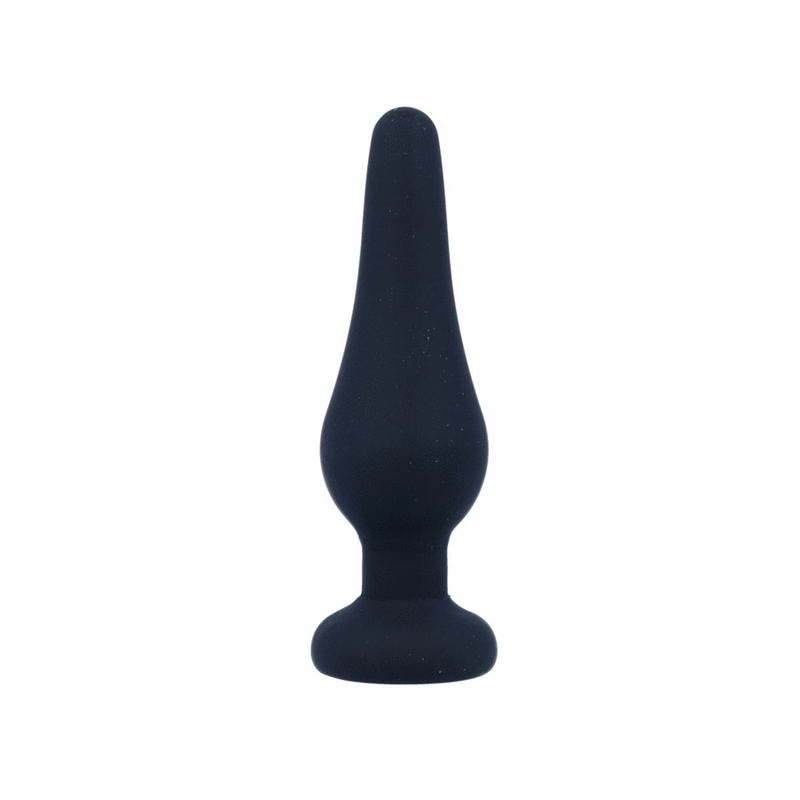 Tappo anale intenso pipo s silicone nero 9,8 cm-2