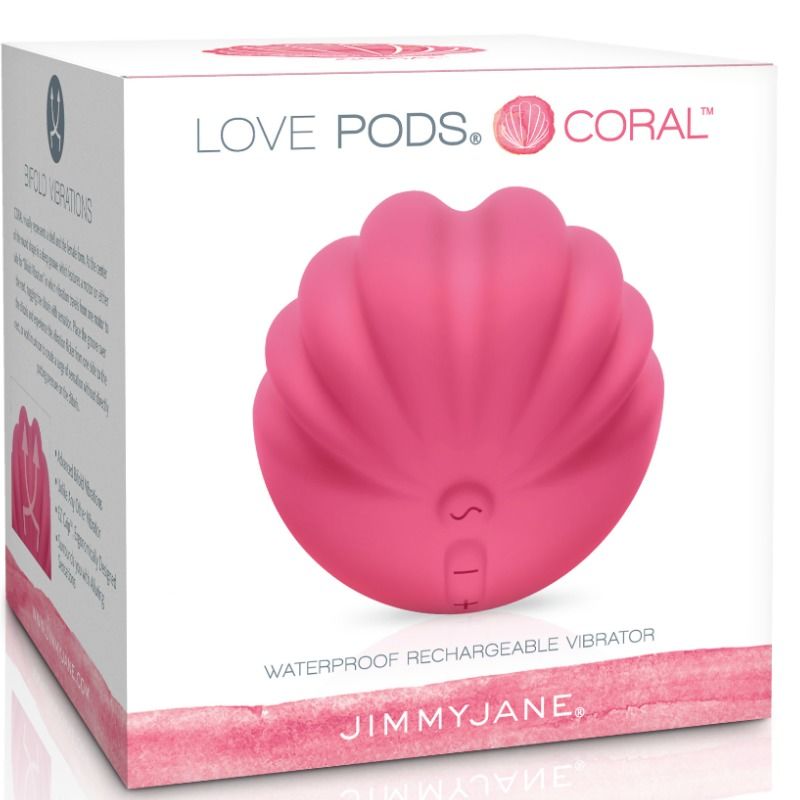 Jimmyjane - vibratore impermeabile love pods coral