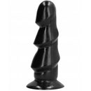 Dildo tutto nero 17cm-2