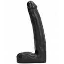 Dildo tutto nero 21cm-1