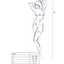 Passion woman bs013 bodystocking nero taglia unica-1