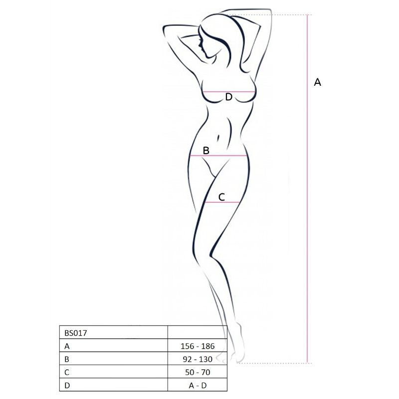 Passion woman bs017 bodystocking bianco taglia unica-1