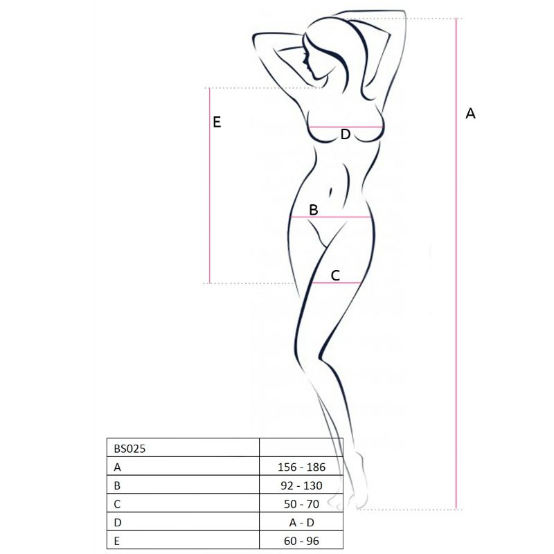 Passion woman bs025 abito bodystocking stile bianco taglia unica-1